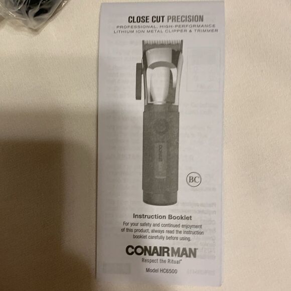 ConairMan close cut precision cordless hair clipper & trimmer set. - Picture 7 of 8